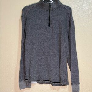 Robert Graham Charcoal Zip-Up Sweater
